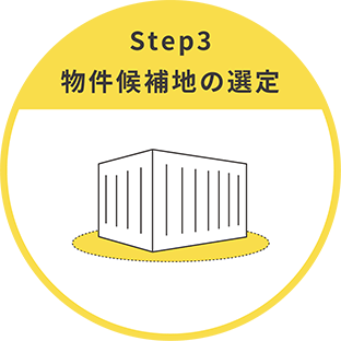 STEP3 物件候補地の選定